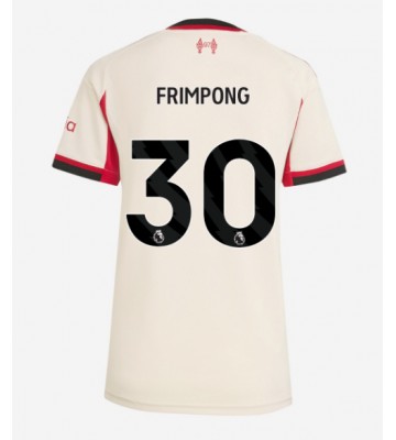 Liverpool Jeremie Frimpong #30 Segunda Equipación Mujer 2025-26 Manga Corta